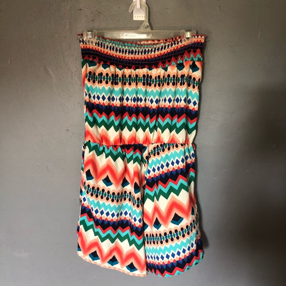 Strapless Romper